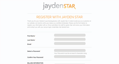 Desktop Screenshot of jaydenstarllc.com